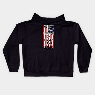 No one is illegal Kids Hoodie